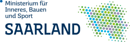 Logo Saarland Ministerium Inneres, Bauen und Sport